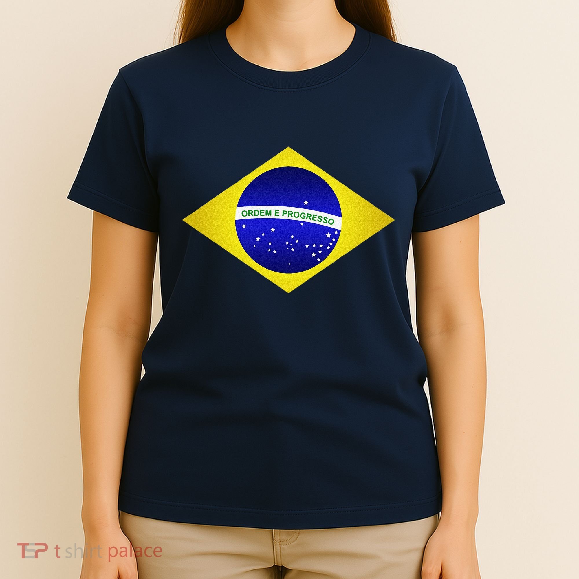 Brazil Brazilian Soccer Football Brazilian Flag T-Shirt