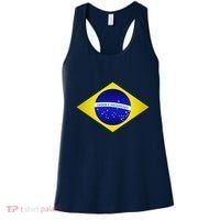 Brazil Brazilian Soccer Football Brazilian Flag Women's Tank Top thumb 0