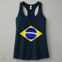 Brazil Brazilian Soccer Football Brazilian Flag Women's Tank Top thumb 3
