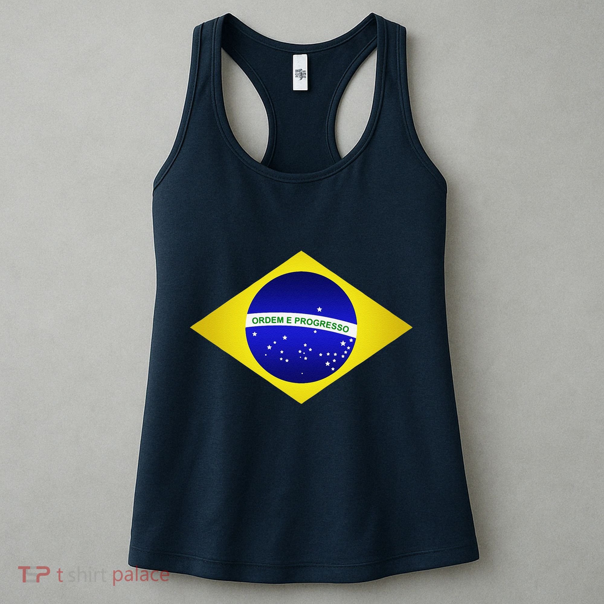 Brazil Brazilian Soccer Football Brazilian Flag Women's Tank Top
