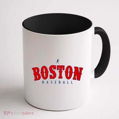 Boston Baseball Sports Fan Coffee Mug back