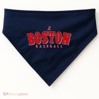 Boston Baseball Sports Fan USA-Made Doggie Bandana thumb 0