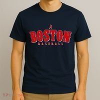 Boston Baseball Sports Fan T-Shirt thumb 3