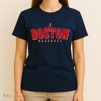 Boston Baseball Sports Fan T-Shirt thumb 4