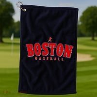 Boston Baseball Sports Fan Golf Towel thumb 1