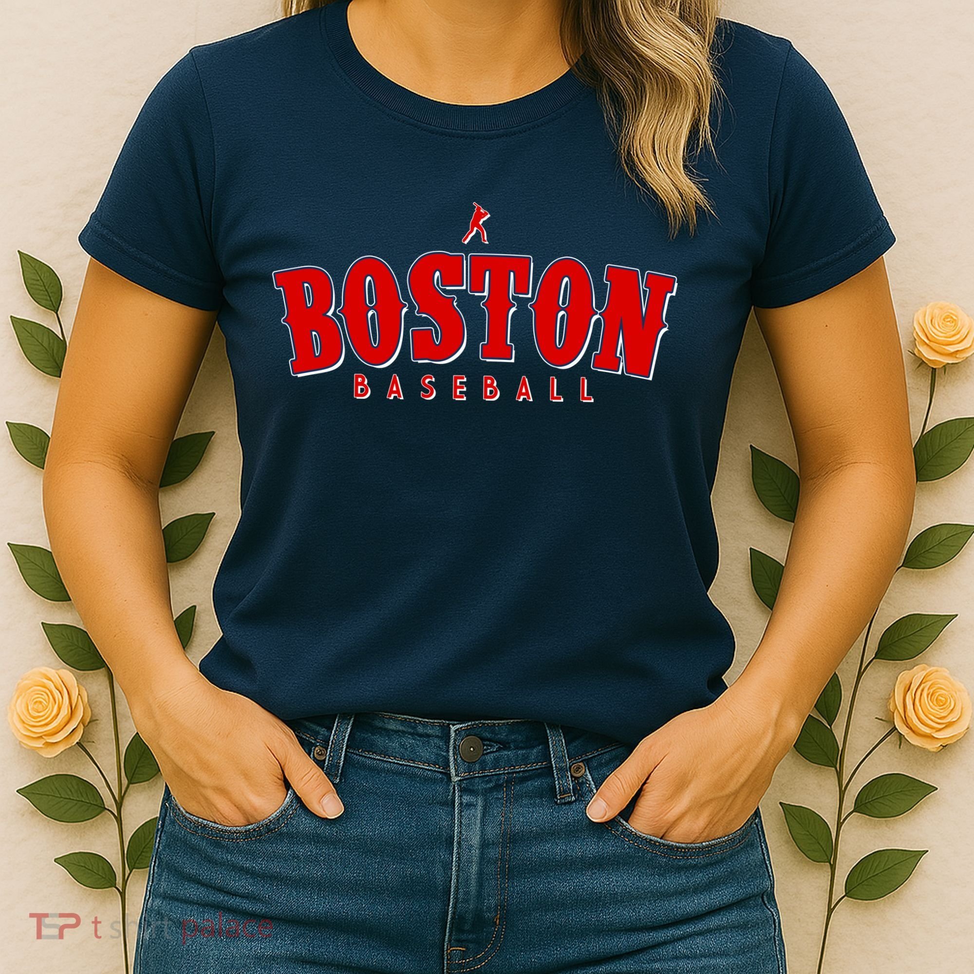 Boston Baseball Sports Fan Women's T-Shirt