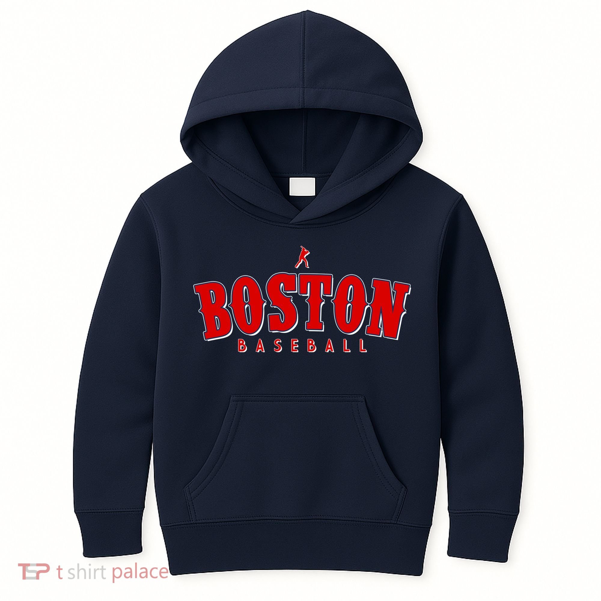 Boston Baseball Sports Fan Kids Hoodie