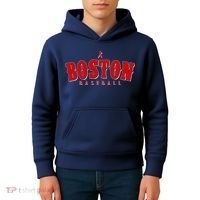 Boston Baseball Sports Fan Kids Hoodie thumb 4