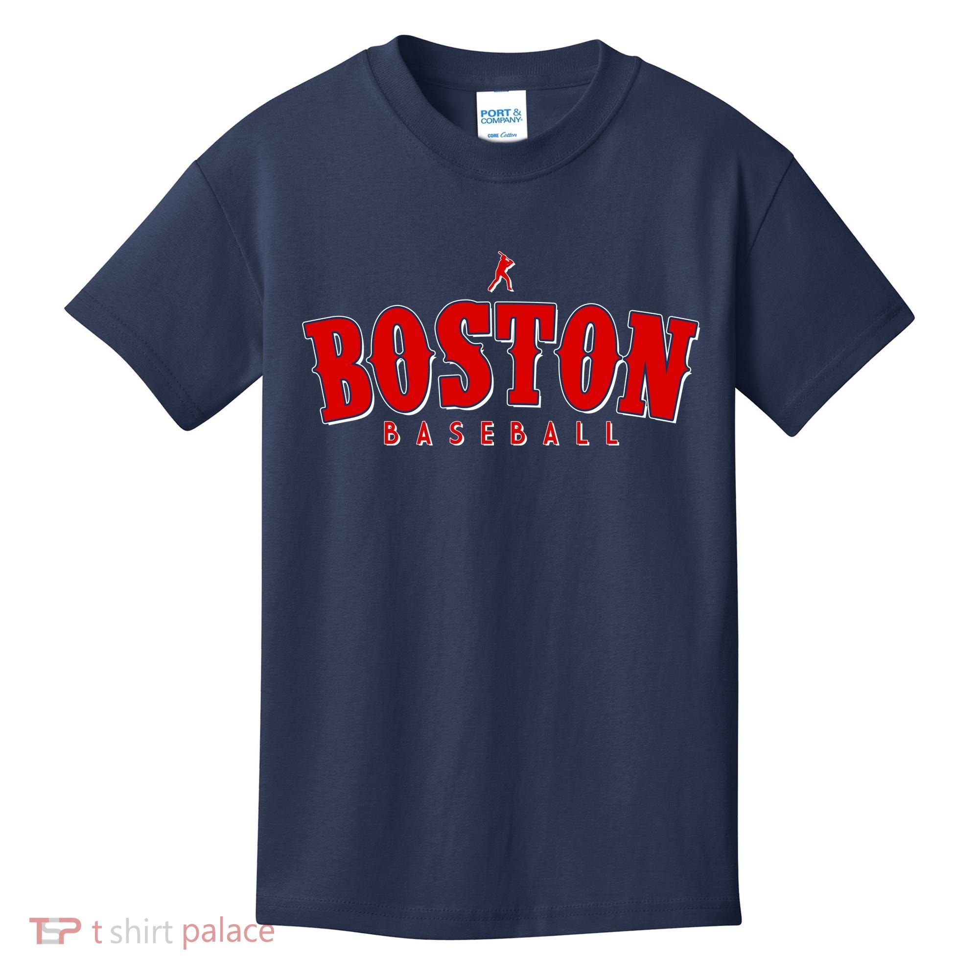 Boston Baseball Sports Fan Kids T-Shirt