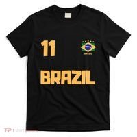 Brasil Brazil Soccer Jersey Football Number 11 Brazilian T-Shirt thumb 0