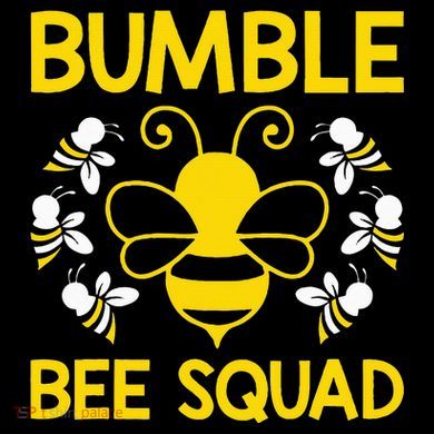 Bumble Bee Squad Bumblebee Team Group Stripe Pom Pom Beanie