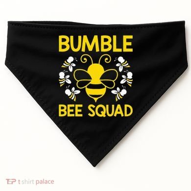 Bumble Bee Squad Bumblebee Team Group USA-Made Doggie Bandana