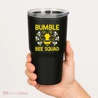 Bumble Bee Squad Bumblebee Team Group Tumbler thumb 2