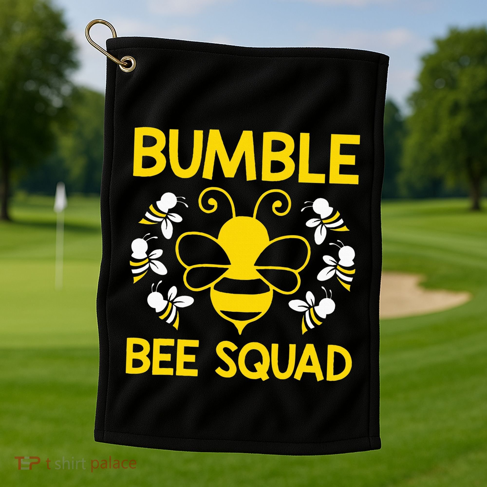 Bumble Bee Squad Bumblebee Team Group Golf Towel