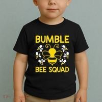 Bumble Bee Squad Bumblebee Team Group Toddler T-Shirt thumb 2