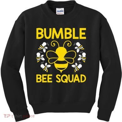 Bumble Bee Squad Bumblebee Team Group Kids Sweatshirt