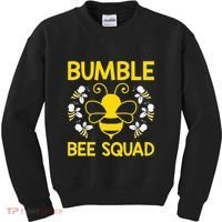 Bumble Bee Squad Bumblebee Team Group Kids Sweatshirt thumb 0