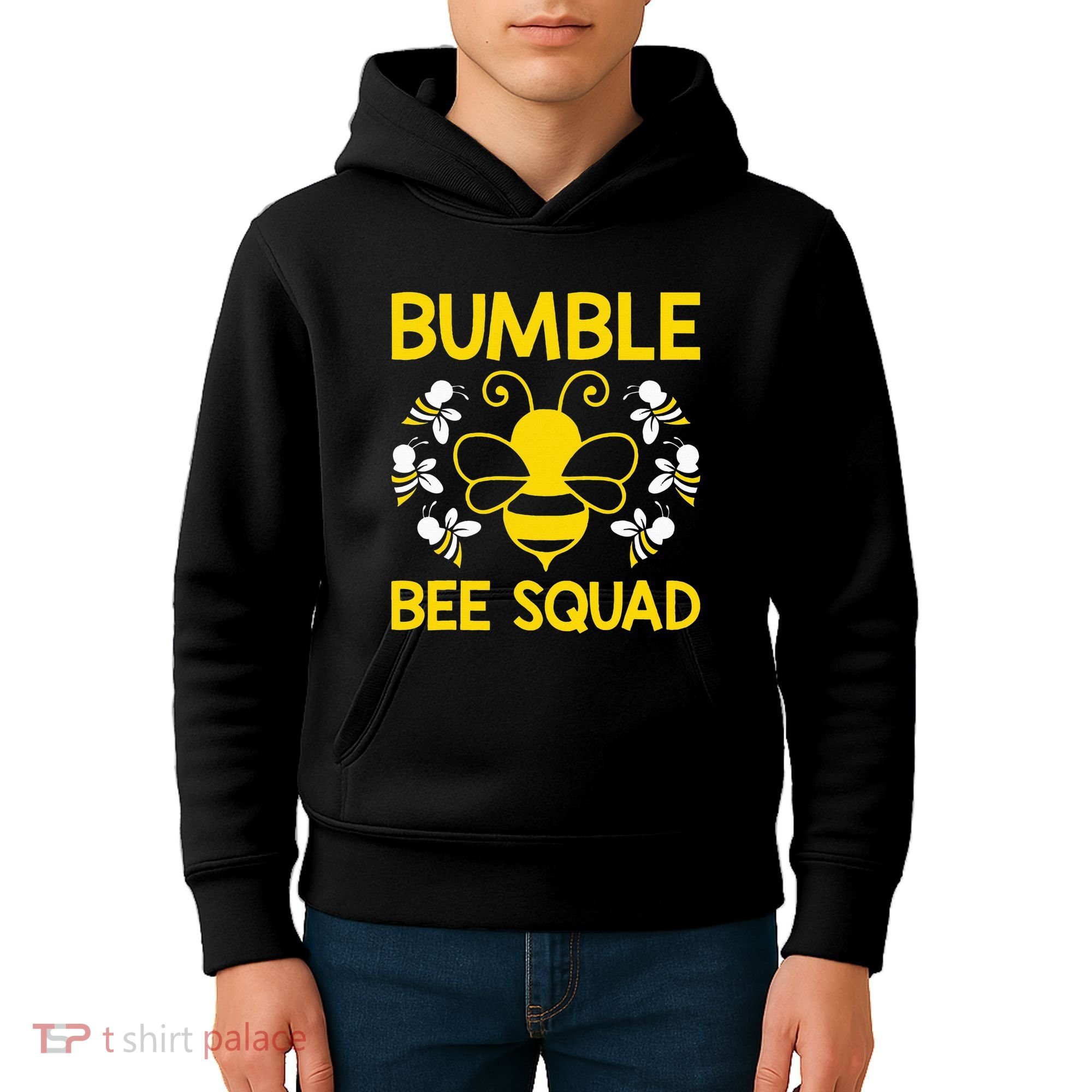 Bumble Bee Squad Bumblebee Team Group Kids Hoodie