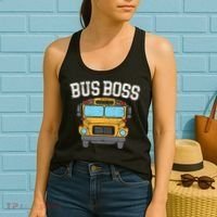 Bus Boss School Service Student Delivery Specialist Women's Tank Top thumb 2