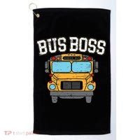 Bus Boss School Service Student Delivery Specialist Golf Towel thumb 0