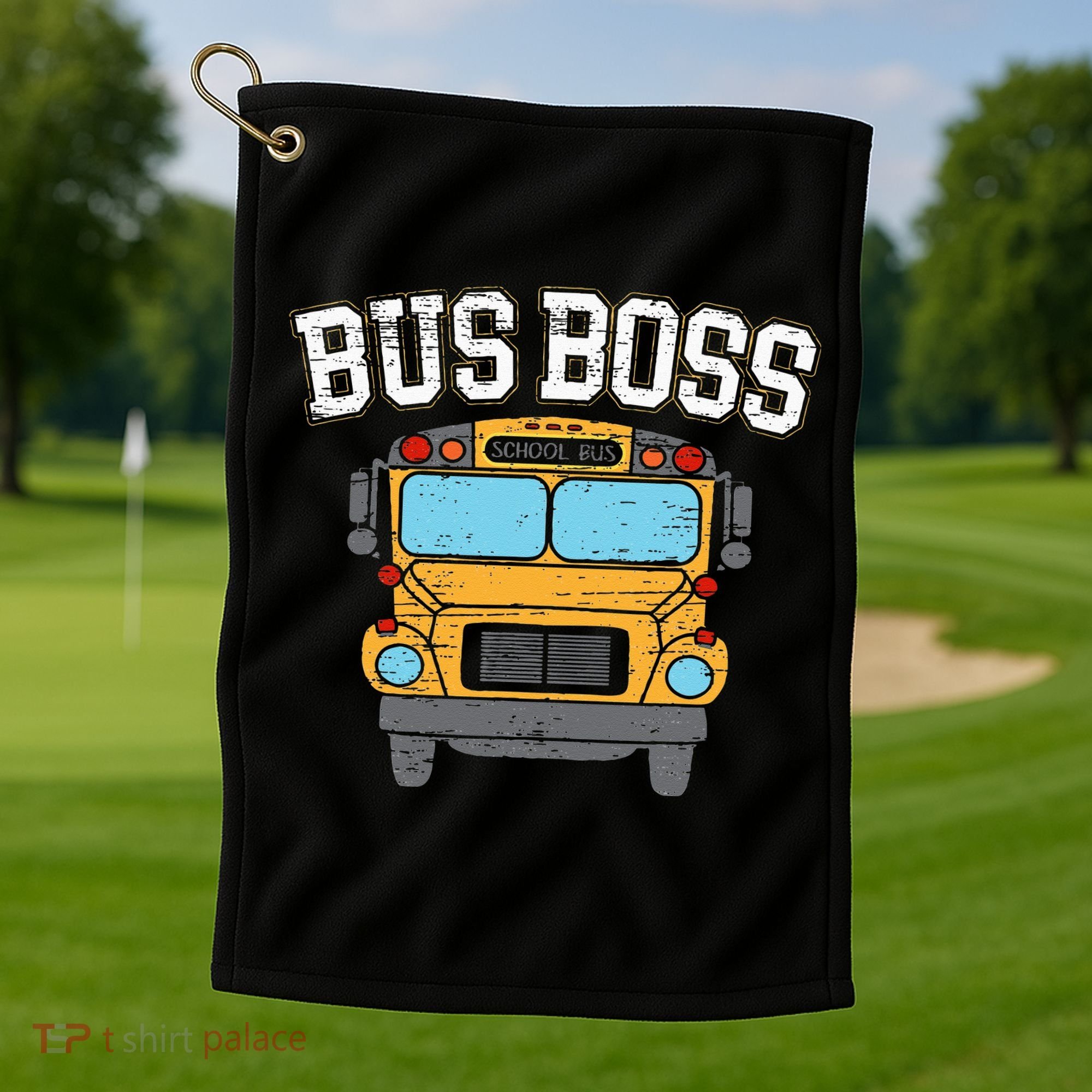 Bus Boss School Service Student Delivery Specialist Golf Towel