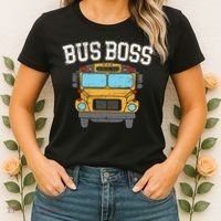 Bus Boss School Service Student Delivery Specialist Women's T-Shirt thumb 2