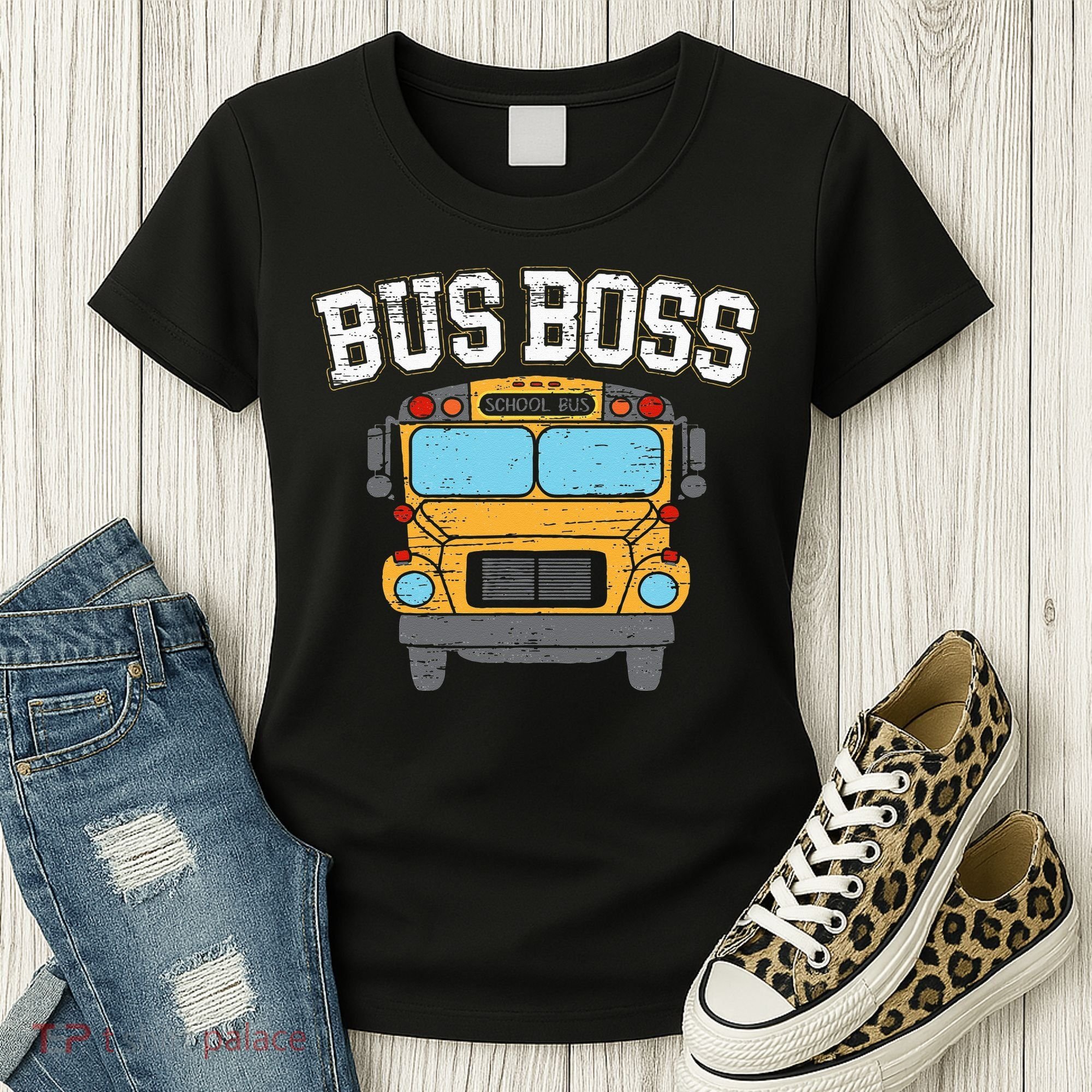 Bus Boss School Service Student Delivery Specialist Women's T-Shirt