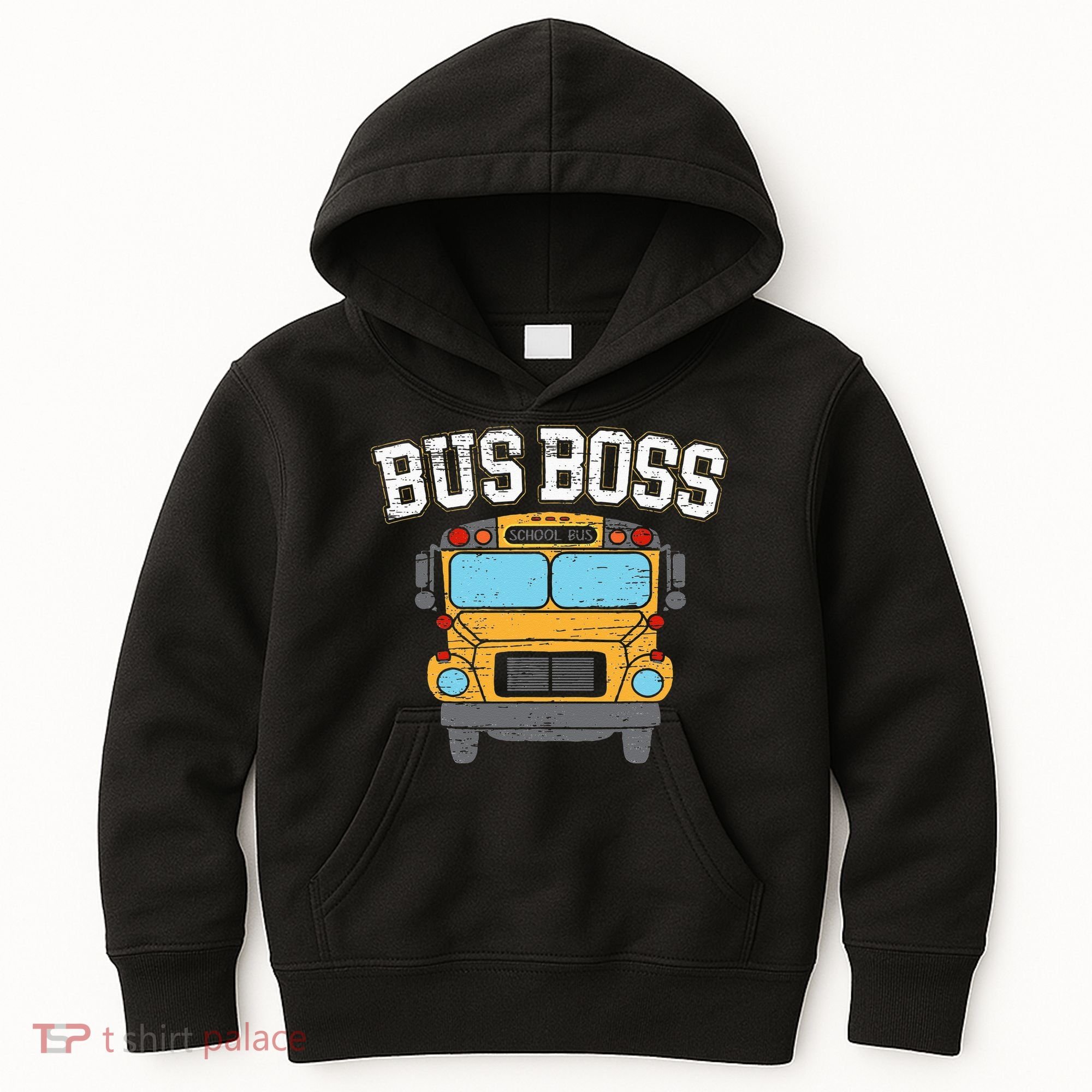 Bus Boss School Service Student Delivery Specialist Kids Hoodie