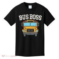 Bus Boss School Service Student Delivery Specialist Kids T-Shirt thumb 0