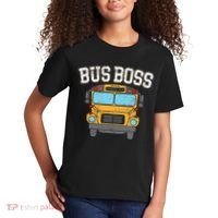 Bus Boss School Service Student Delivery Specialist Kids T-Shirt thumb 2