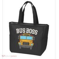 Bus Boss School Service Student Delivery Specialist Tote Bag thumb 3