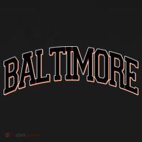 Baltimore Baseball Sport Logo Doggie Tank thumb 4
