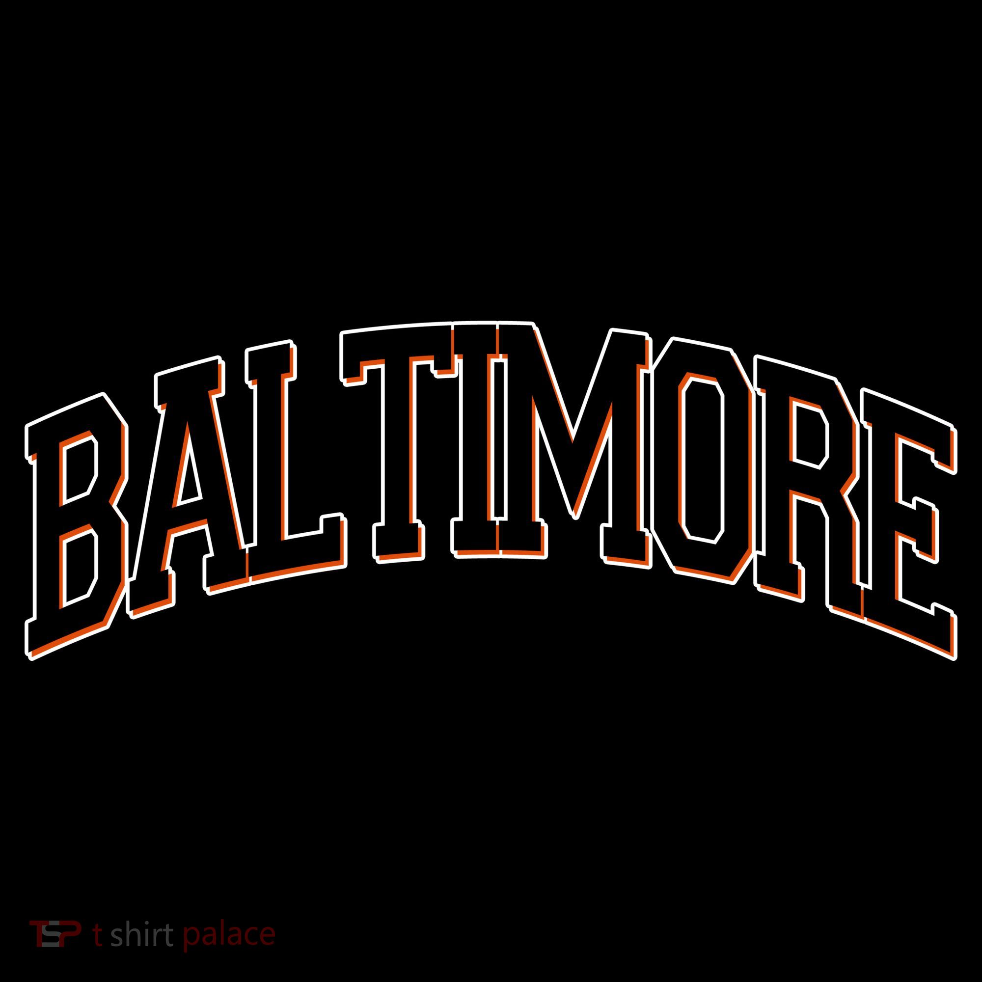 Baltimore Baseball Sport Logo Kids Long Sleeve Shirt