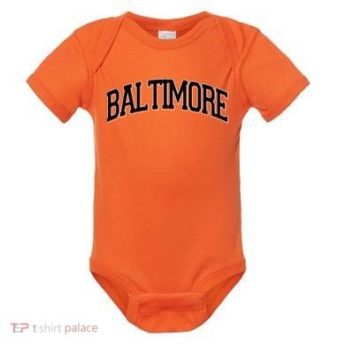 Baltimore Baseball Sport Logo Baby Bodysuit