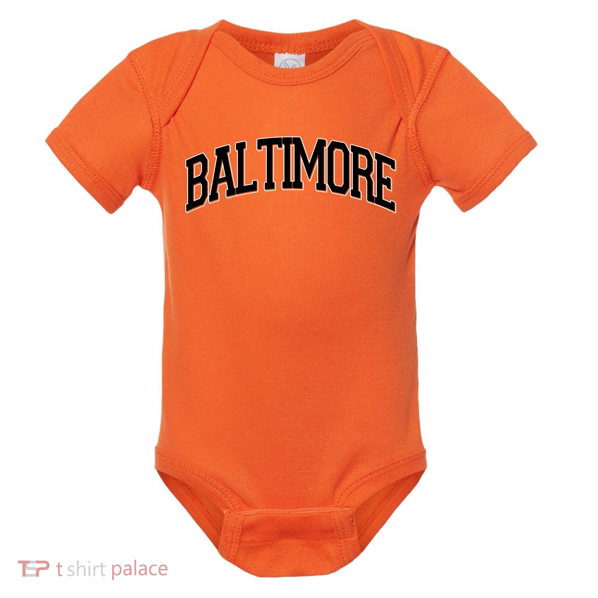 Baltimore Baseball Sport Logo Baby Bodysuit