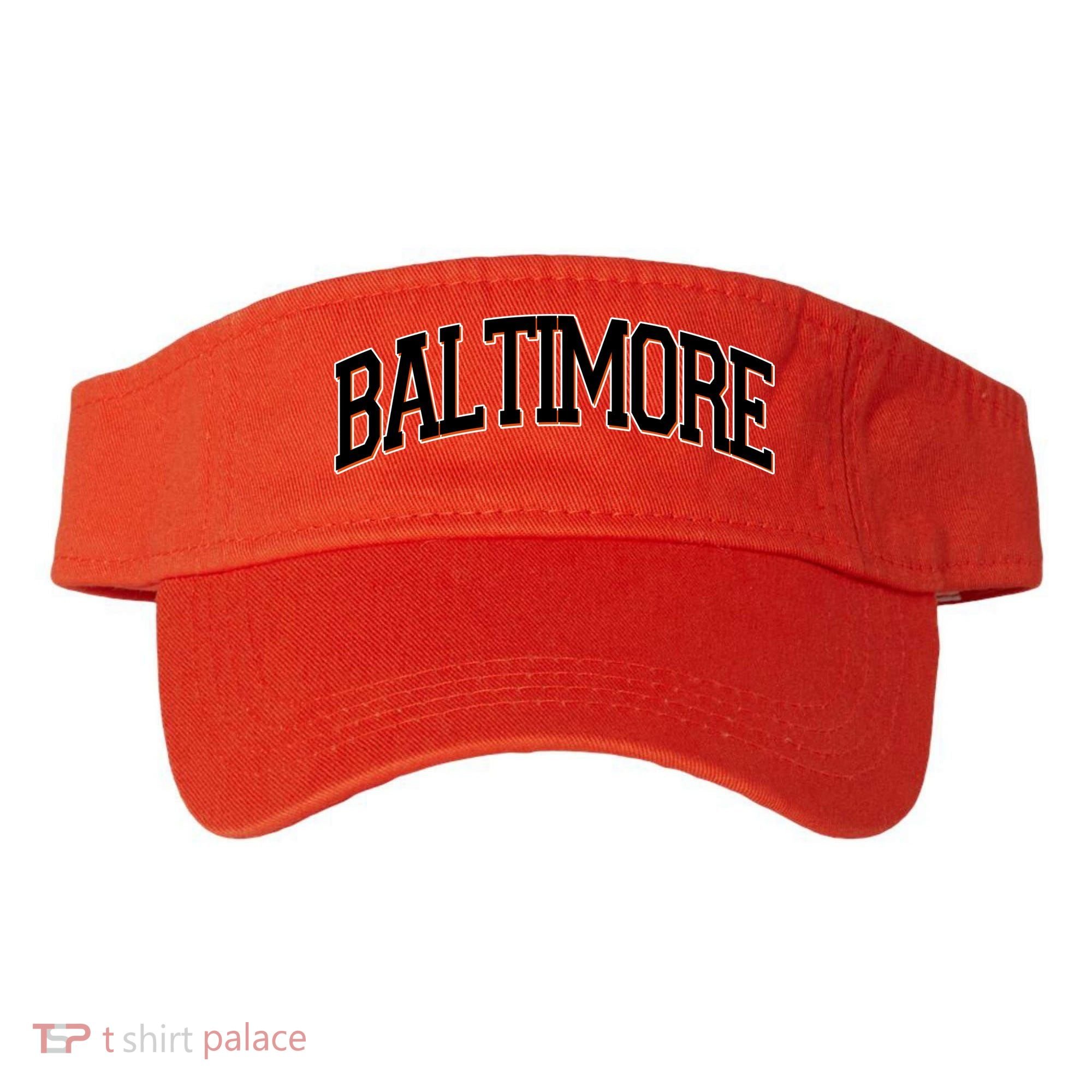Baltimore Baseball Sport Logo Visor