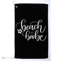 Beach Babe Summer Golf Towel thumb 0