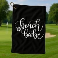 Beach Babe Summer Golf Towel thumb 1