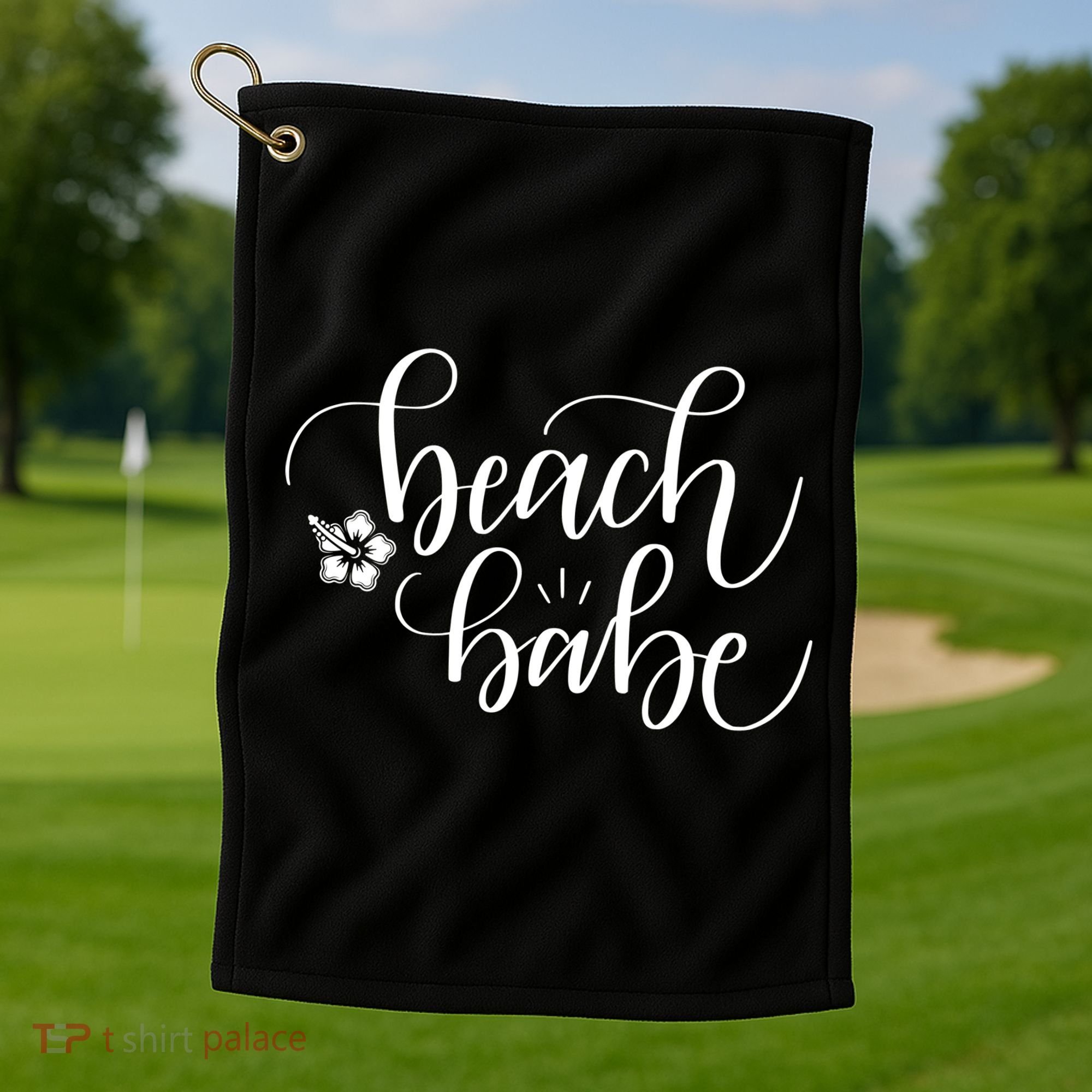 Beach Babe Summer Golf Towel