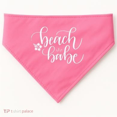 Beach Babe Summer USA-Made Doggie Bandana