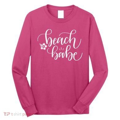 Beach Babe Summer Long Sleeve Shirt