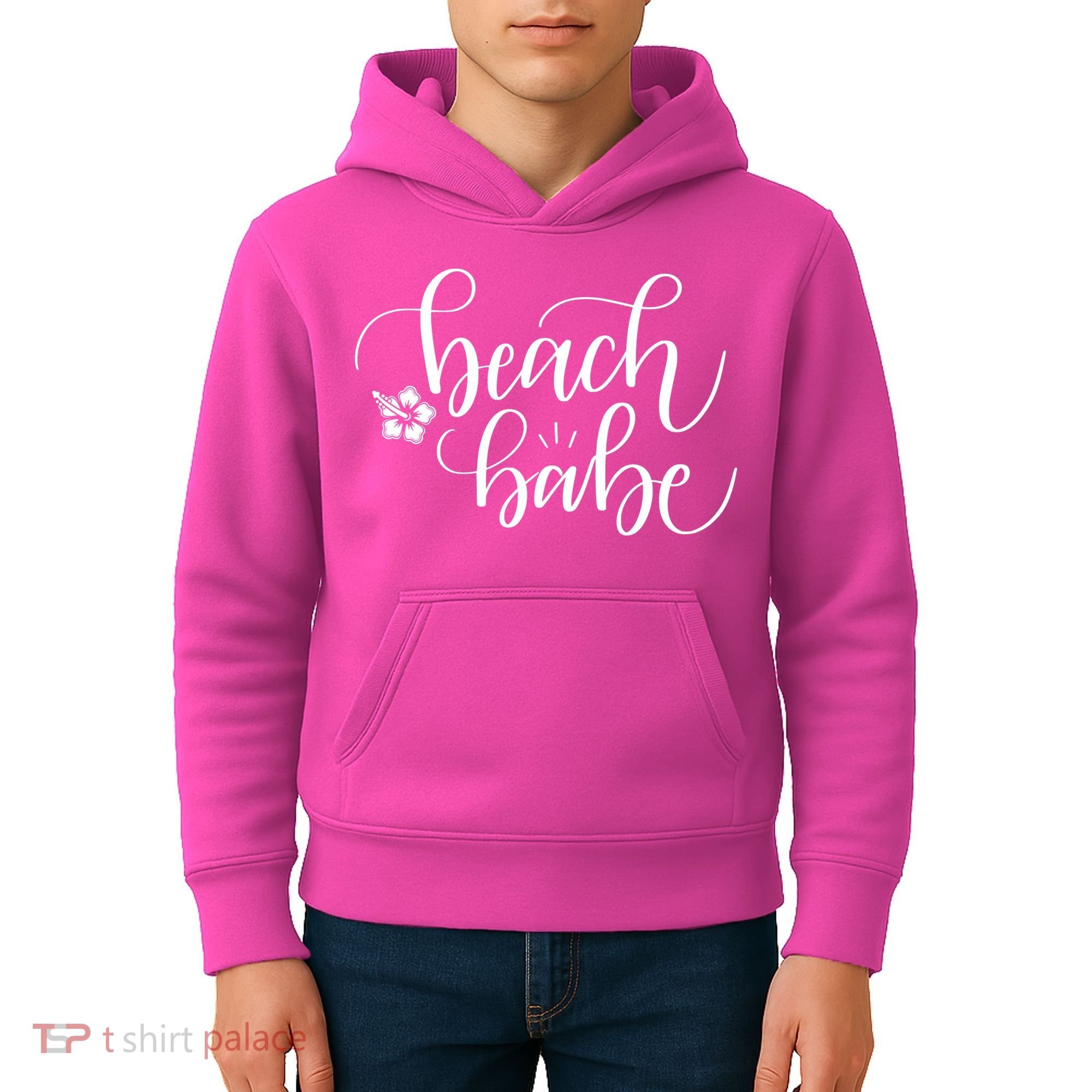 Beach Babe Summer Kids Hoodie