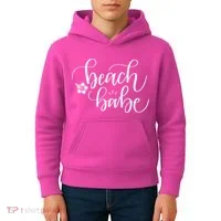 Beach Babe Summer Kids Hoodie thumb 4