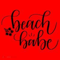 Beach Babe Summer Santa Hat thumb 1