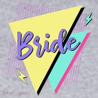 Bride & Bride Squad Retro 90’s Bachelorette Party Matching Women's Sweatshirt thumb 2