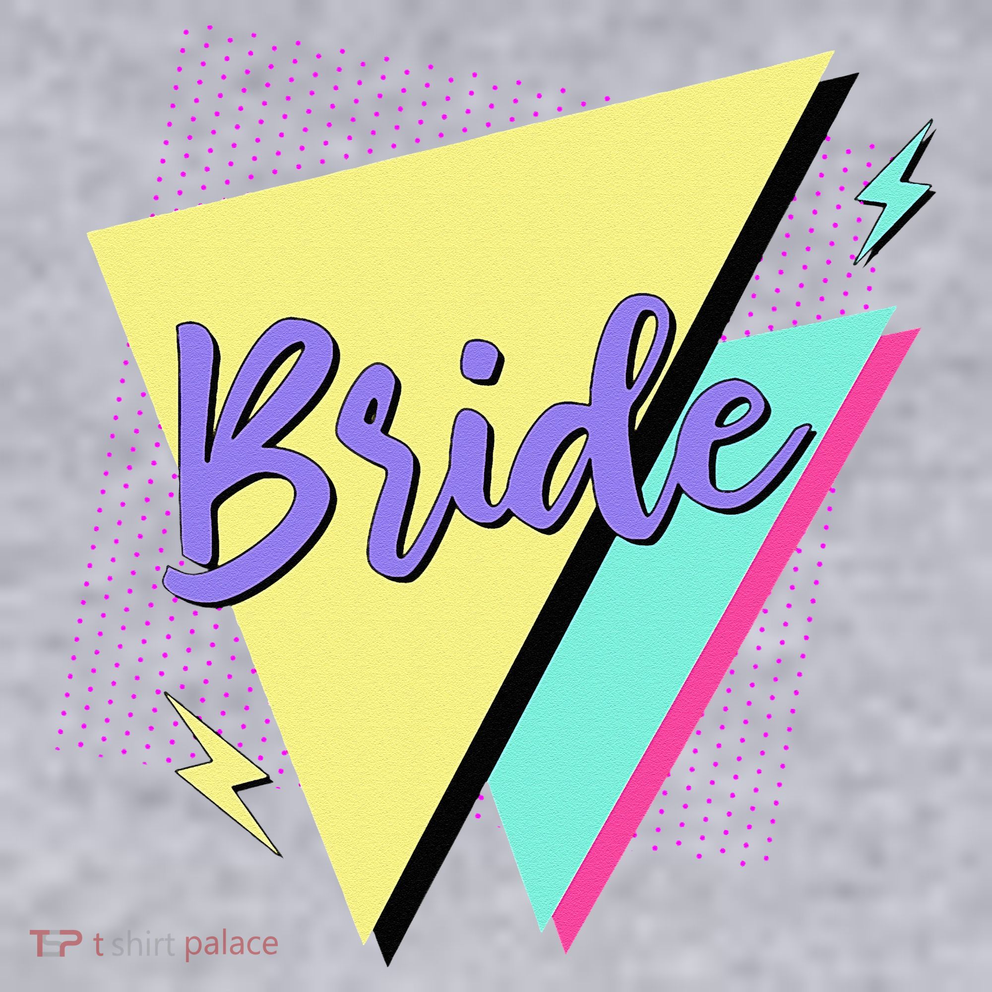 Bride & Bride Squad Retro 90’s Bachelorette Party Matching Women's Sweatshirt