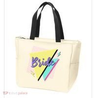 Bride & Bride Squad Retro 90’s Bachelorette Party Matching Tote Bag thumb 3