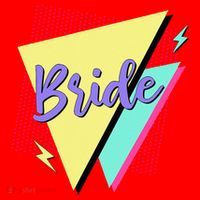Bride & Bride Squad Retro 90’s Bachelorette Party Matching Santa Hat thumb 1