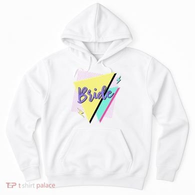Bride & Bride Squad Retro 90’s Bachelorette Party Matching Hoodie