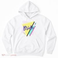 Bride & Bride Squad Retro 90’s Bachelorette Party Matching Hoodie thumb 0